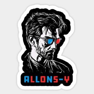 Allons-y Sticker